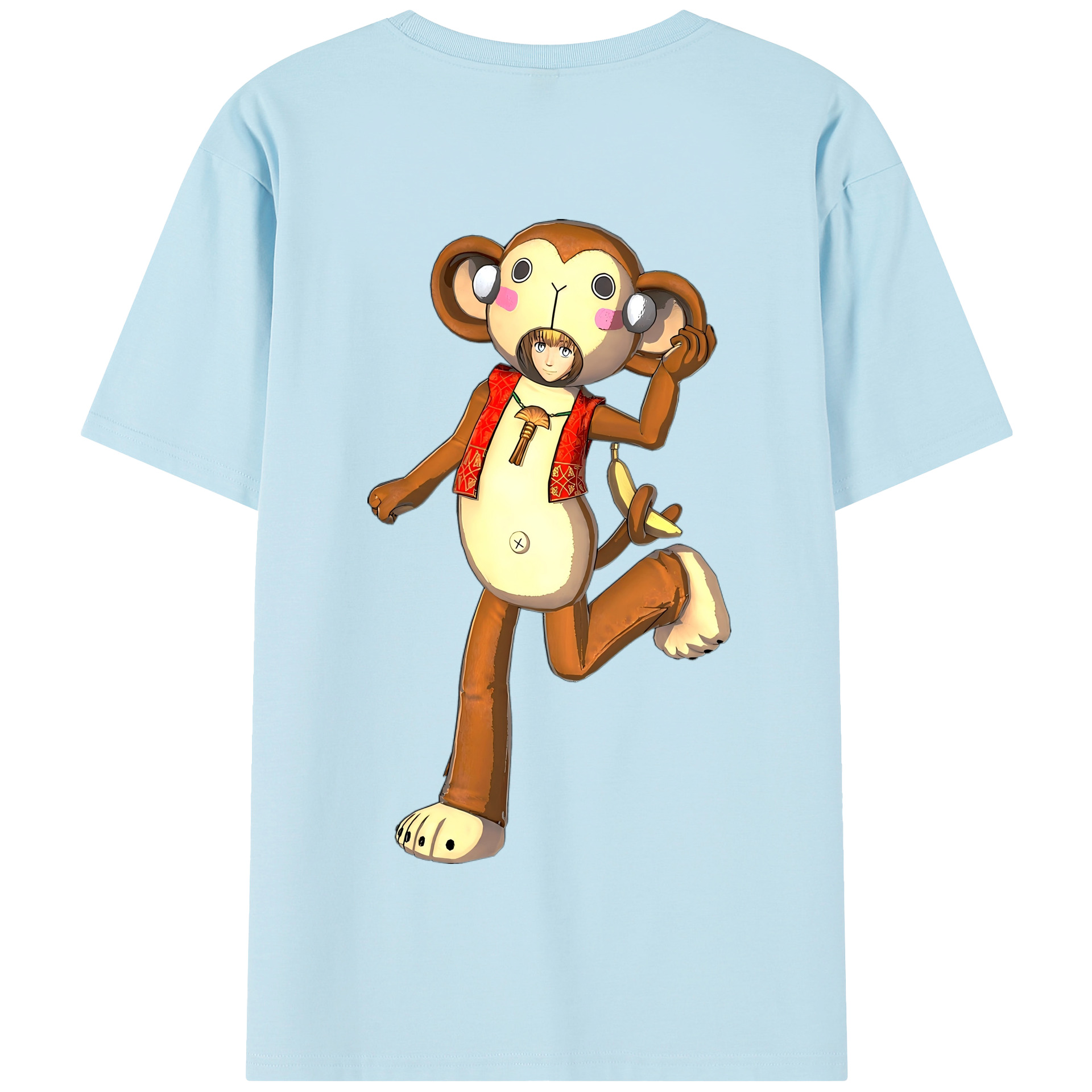 （画像用） 進撃の巨人 アルミン·アルレルト Attack on Titan Armin Arlert 綿100％半袖Tシャツ（背面プリント）